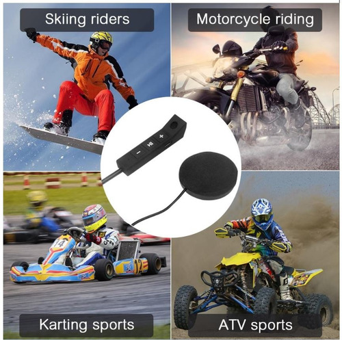 Imagen 9 de 10 de Manos Libre Bluetooth Motos Casco Inalambrico Audifono