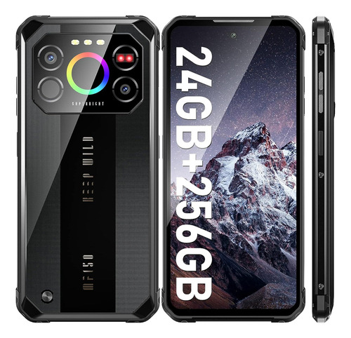 Aa Iiif150 Air1 Ultra+ 24gb (12+12)/256gb, 6.8 Fhd+ 120hz 64mp+24mp Night Vision Android 12 Phone, 7000mah (30w)