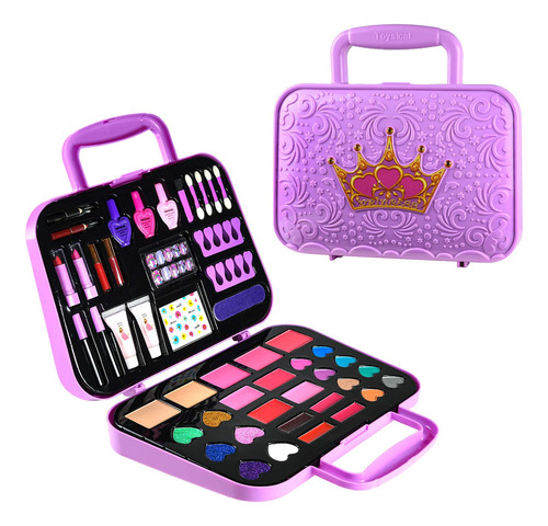 Toysical Kids Kit De Maquillaje Para Nias  Juego De Maquilla