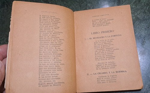 Fabulas Samaniego Libro Año 1943