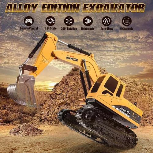 Retro Tractor Excavator Control 6 Channels Moves Shovel