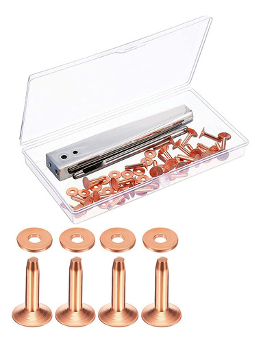 Perforadora De Cuero Con Remaches Y Rebabas De Cobre