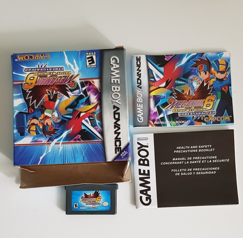 Megaman 6 Original Americana Fita Game Do Gba Completa (Usado)