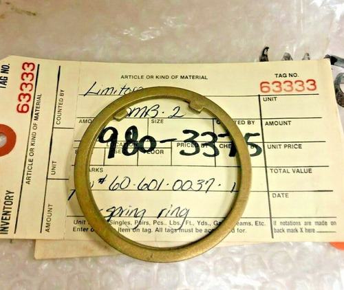(2) Limitorque Smb.2 Spring Ring 60-601-0037-1 Cct