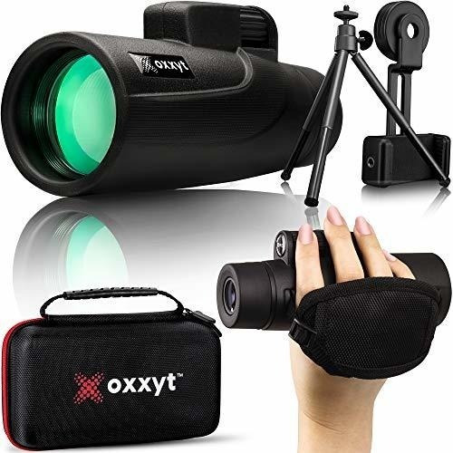 Oxxyt Telescopio Monocular De 12 X 50 Con Funda Eva, Prisma