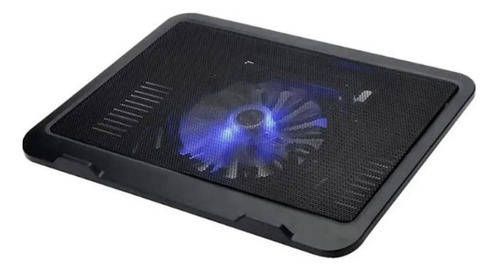 Base Soporte Para Laptop Enfriadora Ventilador Enfriamiento Color Negro