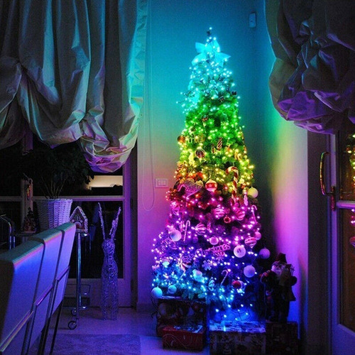 Imagen 6 de 8 de Cadena De Luces Led Blink Christmas, Control Remoto, 30 M
