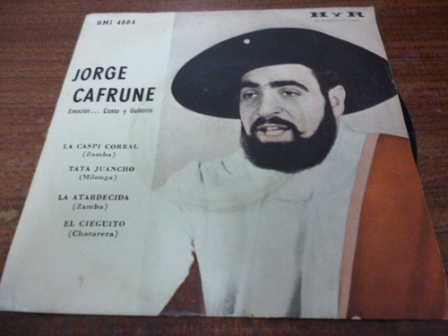 Jorge Cafrune La Caspi Corral Simple Ep Argentino Con Tapa