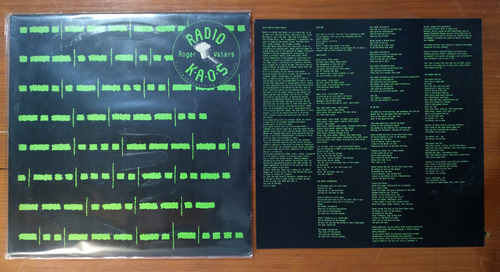 Roger Waters Radio Kaos 1987 Disco Lp Vinilo Brasil