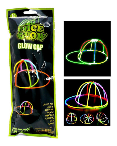 Gorra Luminosa Glow Sticks Fiesta Neon 