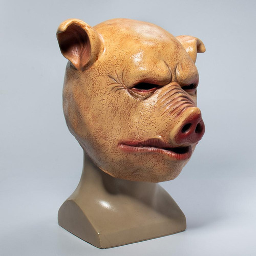Cubierta Facial De Cosplay De Animales Horror Pig Scary Pig