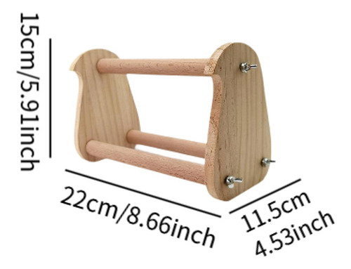 Rama De Madera Para Pájaros De Madera De Pájaros Madera