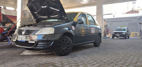 Renault Logan Gnc Nafta 1.6 Negro Taxi Licencia Caba