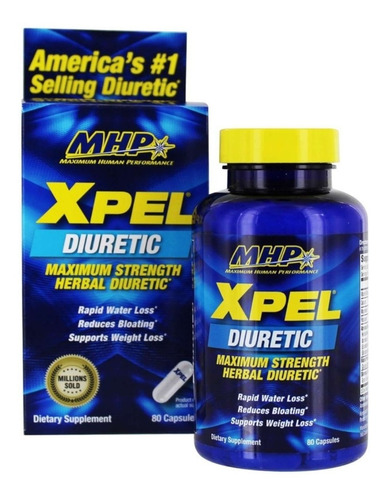 Xpel 80 Caps Mhp Diuretico Natural Importado Pronto Entrega