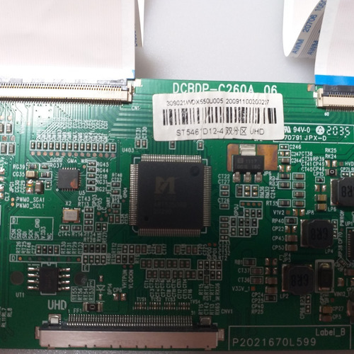Tarjeta T-com Para Pantalla Sansui Smx55n1unf (Usado)