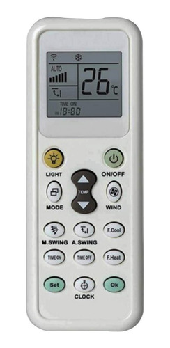 Imagen 2 de 10 de Control Remoto Universal Para Aire Acondicionado 1000 Marcas