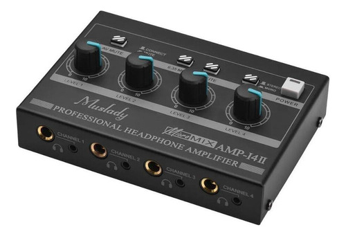 Amplificador De Audífonos P2 P10 Distributor 8 Canales