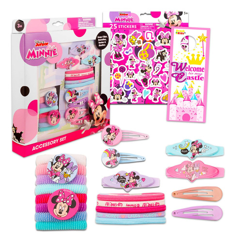 Set De Accesorios Para El Cabello Classic Disney Minnie Mous