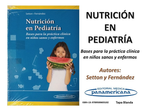 Libro Nutrición En Pediatría Editorial Médica Panamericana