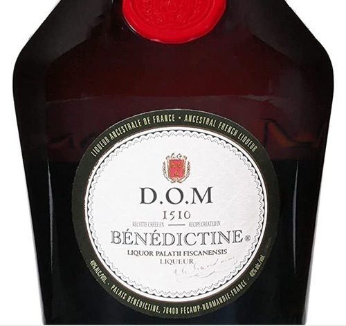 Licor D. O. M. Bénédictine 750cc