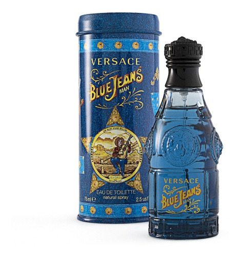 Imagen 1 de 2 de Blue Jeans De Versace Eau De Toilette 75 Ml.