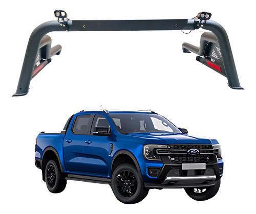 Par Faro Led Lupa Dually Para Roll Bar Np300, Ranger