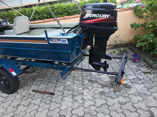 Imagem 4 de 15 de Barco Top Motor De 40 Hp 70 Horas De Uso
