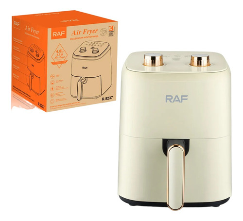Air Fryer Freidora De Aire Eléctrica Multiusos R.5237 4.8lts
