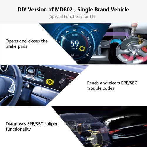 Autel Obdii Obd2 Code Reader Diaglink (diy Version Of Md802)