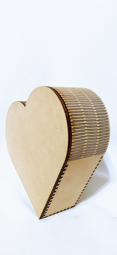 Caja Corazón Bombones San Valentin - Mdf / Fibrofacil