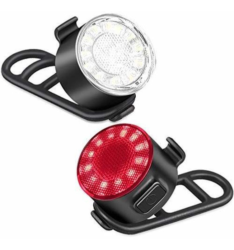 Te-rich Bike Lights Front And Back, Rechargeable