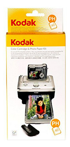 Kodak Easyshare Ph-40 Base De Impresión Y Cartucho De Color 