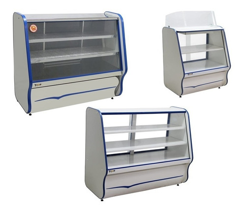 Balcão Refrigerado + Vitrine Seca + Caixa Toop  Kit 03 Peças