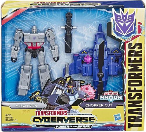 Transformers Spark Armor - Megatron E Chopper Cut - Hasbro