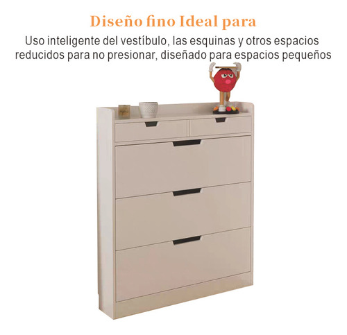 Zapatero Moderno De 3 Niveles 80cm - Gran Capacidad