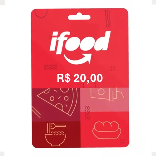 Menor preço em Gift Card Ifood R$ 20 Reais - Presente Ifood Digital