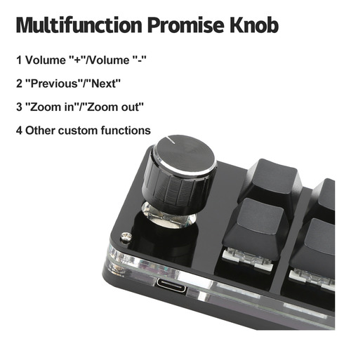 Teclado Usb Macro Keys, Mini Botão De Teclado Personalizado,