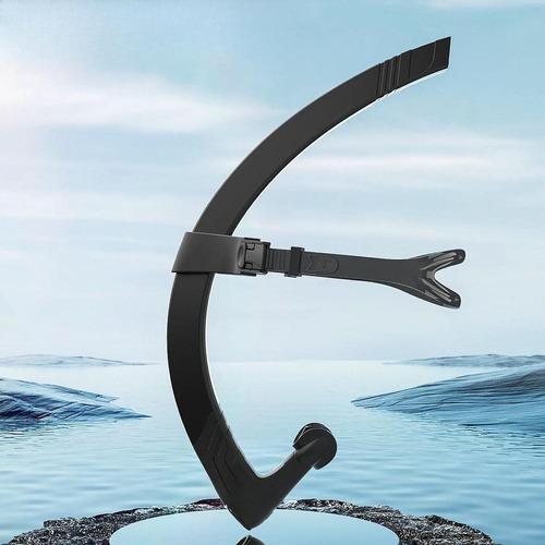 Swimming Breathing Tube Wet Semi Dry Adjust Headband Dark