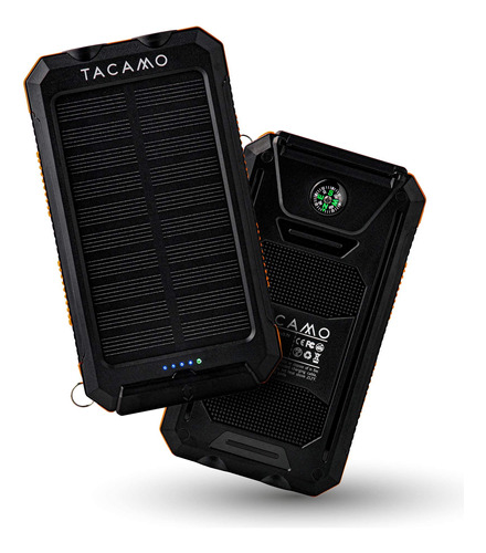 Tacamo Ipx6 10000 Mah Banco De Energa Solar/cargador De Telf