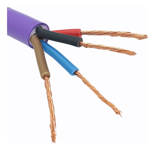Cable Subterraneo Exterior 4x4 Mm X 100 Mts Electro Cable