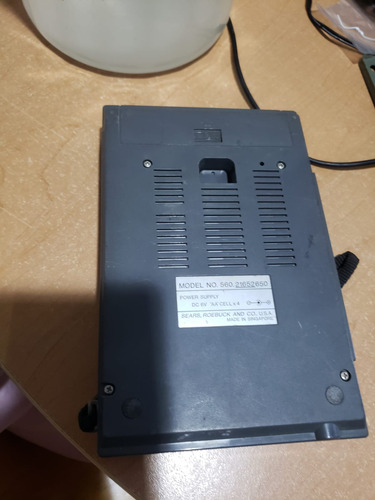 Grabadora Portátil De Cassette Antigua Lx1 (Usado)