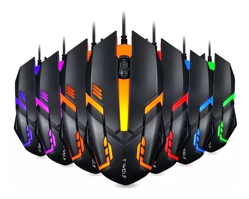 Mouse Gamer Led Multicolor X1 Usb 2.0 