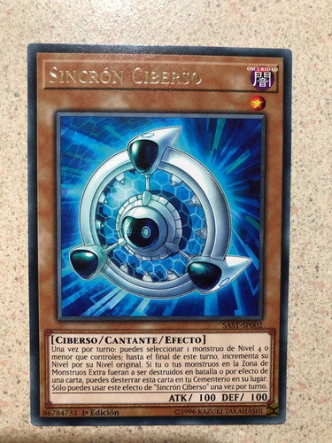 Sincrón Ciberso Yugioh! (Usado)