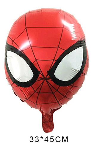 Spider Man Cabeza Globo Metálico 33x45 Cm | Meses sin intereses