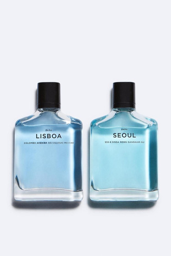 Perfumes Zara Seoul + Lisboa Pack 2 X 100ml Nuevo