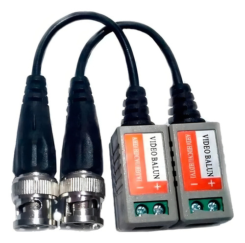 4 Video Balun Passivo Cftv Conversor Utp Hd Ahd/tvi/cvi