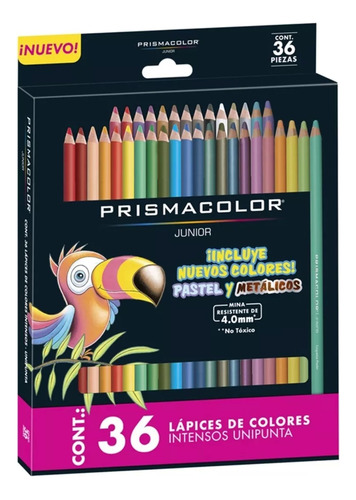Colores Prismacolor Junior Redondos Caja X36 Unidades