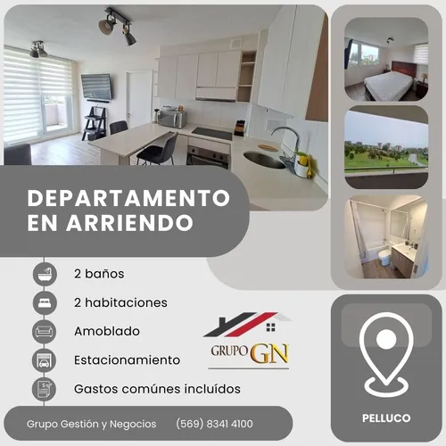 Departamento Amoblado Excelente Ubicación, Con Vista Al Mar