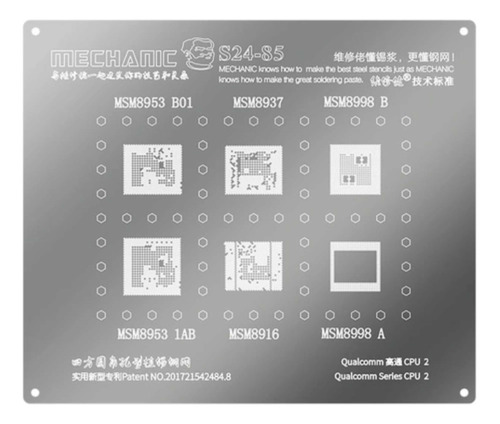 Stencil Para Reballing Mc-s24-85 Mechanic