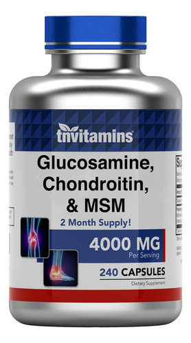 Suplemento De Vitaminas A: Glucosamina, Condroitina Y Msm 40